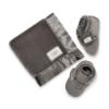 Picture of UGG Baby Bixbee Bootie & Lovey Comforter Set - Charcoal Grey