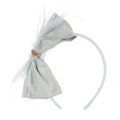 Picture of Daga Girls Ceremony & Elegance Tulle Diamante Headband - Blue