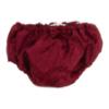 Picture of Ela Confeccion Girls Lace Ruffle Dress Panties Bonnet Set X 3 - Burgundy White