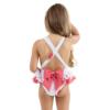 Picture of Meia Pata Girls Watermelon Capri Big Bow Swimsuit - White red