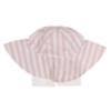 Picture of Meia Pata Girls Pink Stripes Sunny Hat - White Pink