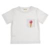 Picture of Meia Pata Boys Ice Cream T-shirt - White Blue 