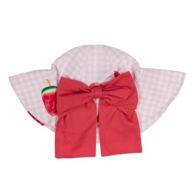 Picture of Meia Pata Girls Watermelon Sunny Hat - White Red