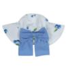 Picture of Meia Pata Girls Blueberries Sunny Hat - White Blue