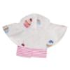 Picture of Meia Pata Girls Cupcakes Sunny Hat - White Pink