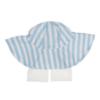 Picture of Meia Pata Girls Blue Stripes Sunny Hat - White Blue