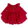 Picture of Ela Confeccion Girls  Dress Panties Bonnet Set X 3 - Red Gold