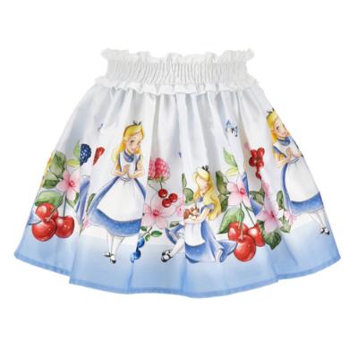 Picture of Monnalisa Girls Alice In Wonderland Skirt - Blue