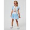 Picture of PRE-ORDER Monnalisa Girls Alice In Wonderland Tulle Jersey Dress - Blue