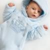 Picture of Sofija Baby Prince Front Opening Padded Pramsuit - Pale Bue