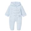 Picture of Sofija Baby Prince Front Opening Padded Pramsuit - Pale Bue