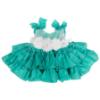 Picture of Ela Confeccion Girls Stella Dress Panties Bonnet Set X 3 - Vibrant Green