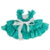 Picture of Ela Confeccion Girls Stella Dress Panties Bonnet Set X 3 - Vibrant Green