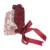 Picture of Ela Confeccion Girls Cartuja Dress Panties Bonnet Set X 3 - Burgundy