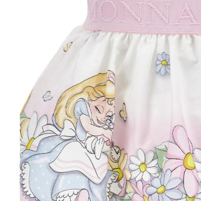 Picture of Monnalisa Bebe Girls Alice In Wonderland Skirt - Pink