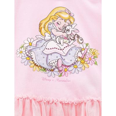 Picture of Monnalisa Bebe Girls Alice In Wonderland Tunic Top - Pink