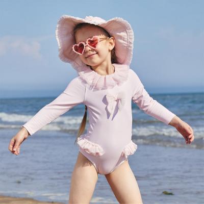 Picture of Caramelo Kids Girls Tulle Frill Sunhat With Bow - Pink