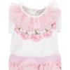 Picture of PRE-ORDER Monnalisa Bebe Girls 3 Piece Tulle Skirt Set - Pink