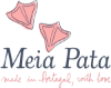 Picture of Meia Pata Extra Large Satin Bow Knee Socks - Baby Pink