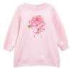 Picture of Monnalisa Bebe Girls Roses Sweatshirt Dress - Pink