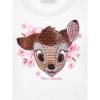 Picture of Monnalisa Girls Bambi Diamante T-shirt - White