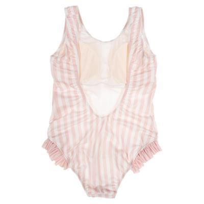 Picture of Meia Pata Woman Pink Stripes Swimsuit - White Pink