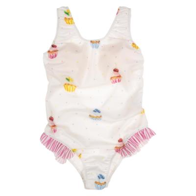 Picture of Meia Pata Woman Cupcakes Swimsuit - White Multi