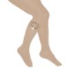 Picture of Meia Pata Tights With Fuzzy Bear - Champagne 