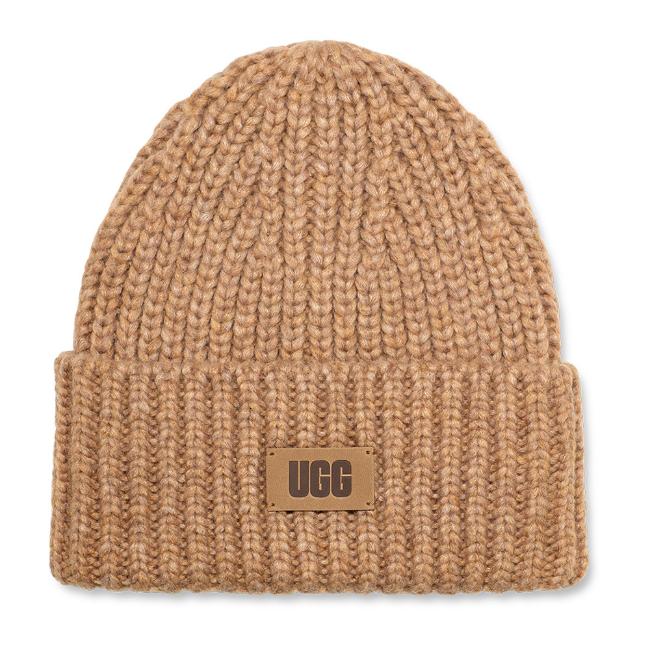 Picture of UGG Kids Chunky Rib Beanie - Camel