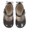 Picture of Panache Baby Girls High Back Bow Shoe -  Dark Grey