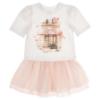 Picture of Jamiks Kids Girls Amata Love Bunny Top & Tulle Skirt Set X 2  - Ivory Pink 