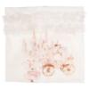 Picture of Jamiks Kids Baby Girls Teona Fairytale Bunny Babygrow Hat Swaddle Set X 3 - Ivory Pink 