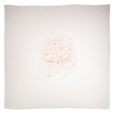 Picture of First Baby Flowers Print Muslin X 1 - Pink