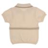 Picture of Rigola Baby Boys Organic Knit Polo Top & Shorts Set - Beige