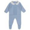 Picture of Rigola Baby Boys Twisted Cable Knitted Top & Legging Set X 2 - Sky Blue