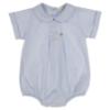 Picture of Rigola Baby Boys Organic Linen Romper - Sky Blue