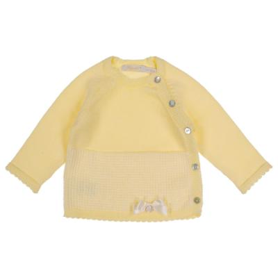 Picture of Rigola Baby Girls Front Opening Knitted Top & Legging Set X 2 - Summer Sun Yellow