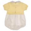 Picture of Rigola Baby Boys Organic Knit & Linen Romper - Summer Sun Yellow