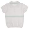 Picture of Rigola Baby Boys Organic Knit Polo Top & Shorts Set - White Green Water