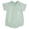 Picture of Rigola Baby Boys Organic Linen Romper - Green Water