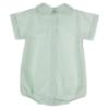 Picture of Rigola Baby Boys Organic Linen Romper - Green Water