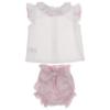 Picture of Granlei Baby Girls Floral Jampant Set X 2 - White Pink