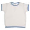 Picture of Granlei  Boys Soft Knit Top & Shorts Set X 2 - White Blue