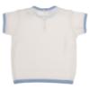 Picture of Granlei  Boys Soft Knit Top & Shorts Set X 2 - White Blue