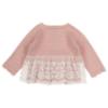 Picture of Granlei Baby Girls Knit & Lace Trim Jampant & Bonnet Set X 3 - Pale Pink Ivory