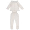 Picture of Granlei Baby Girls Soft Knit Lace Collar Sweater & Pant Set X 2 - Ivory 