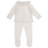 Picture of Granlei Baby Girls Soft Knit Lace Collar Sweater & Pant Set X 2 - Ivory 