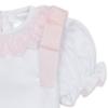 Picture of Deolinda Baby Bombon Smocked Jampants Set x 2 - White Pink