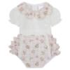 Picture of Deolinda Baby Girls Maria Floral Jampants Set x 2 - Pink White