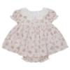 Picture of Deolinda Baby Girls Maria Floral Dress & Bloomers Set X 2 - Pink White